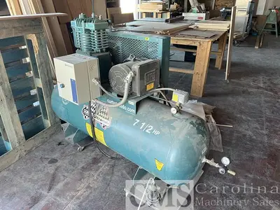 USED CUTRIS 7.5 HP SINGLE PHASE AIR COMPRESSOR