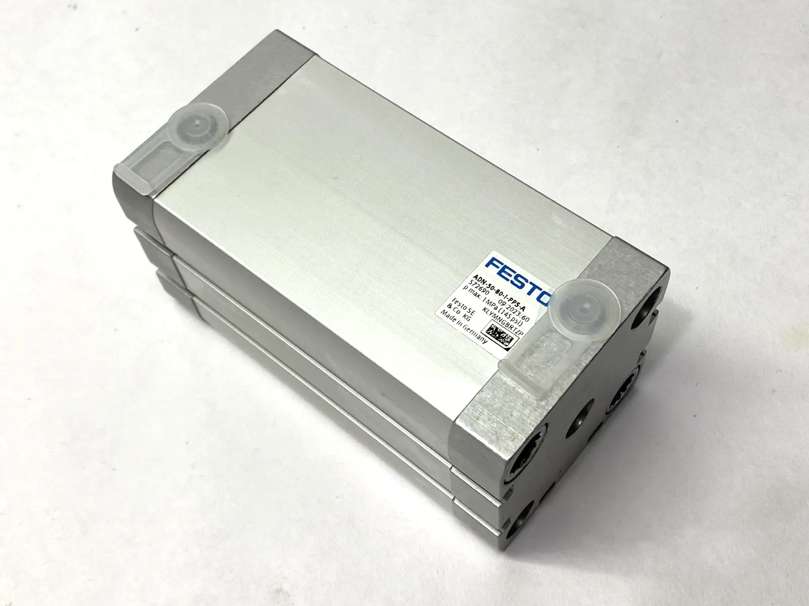 USED FESTO PNEUMATIC COMPACT CYLINDER 50MM BORE 80MM STROKE 572690