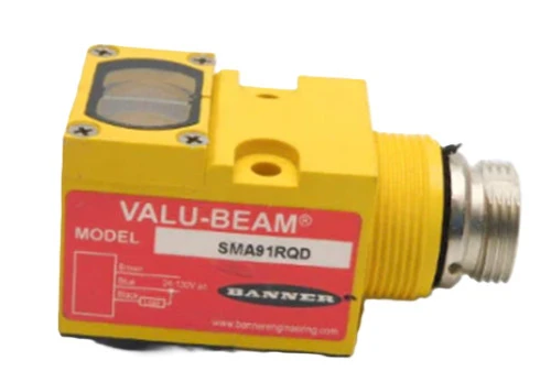 Banner SMA91RQD 25313 Opposed Mode Sensor Receiver, 61 m, 3-Pin QD, 10-250 V [New]