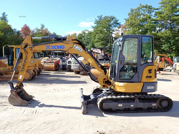 Used 2021 XCMG XE55U Crawler Excavators - Mini Massachusetts US | Brookside Equipment Sales #1493530