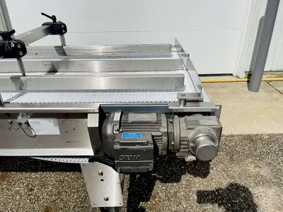 KleenLine 14.5ft Dual Belt Stainless Steel Flat Conveyor
