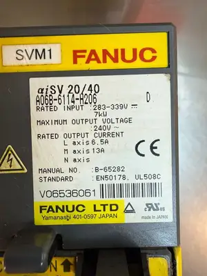Fanuc A06B-6114-H206 /D Servo Amplifier Module B65282 (11.4.5)