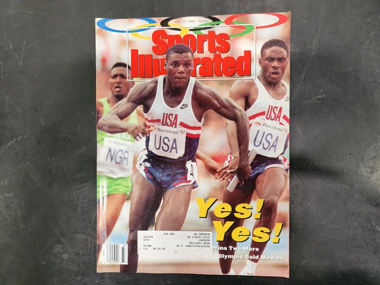 USED SPORTS ILLUSTRATED AUGUST 17, 1992