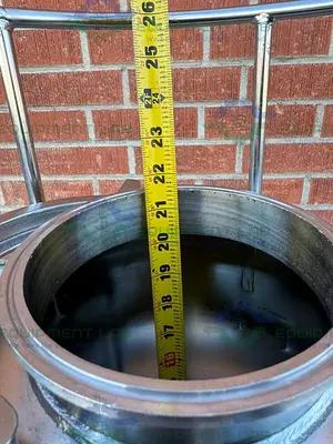 USED ALLOY PRODUCTS 10 LITER STAINLESS STEEL PROCESS / PRESSURE VESSEL 40 PSI