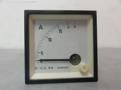 Siemens Ammeter 0-15A