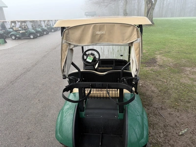 (1) 2017 E-Z-Go golf cart with a Kawasaki gas engine, model 625111G01, includes canopy, ball cover, ...