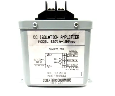 NEW AMETEK SCIENTIFIC COLUMBUS 6271A DC ISOLATON AMPLIFIER 6271A-150VDC