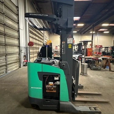 Used 2017 MITSUBISHI ESR15N Narrow Aisle Forklifts Oregon US | Leavitt Machinery #1443653