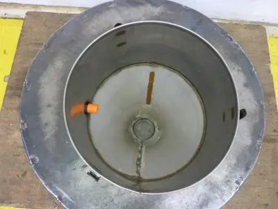 USED METAL FABRICATOR HOPPER114