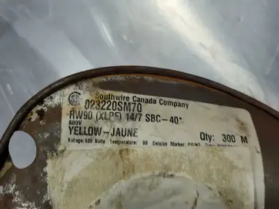 USED SOUTHWIRE RW90-XLPE