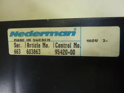 USED NEDERMAN 95420-00