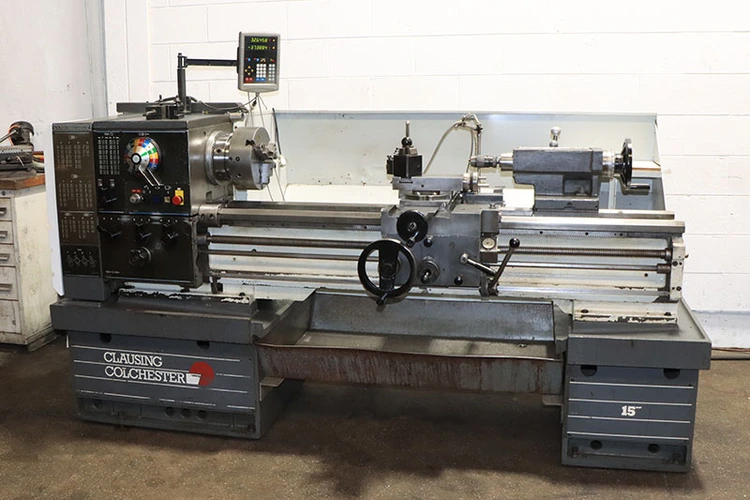 Used 2000 Clausing-Colchester 15", Inch/Metric, Newall DRO, 3-Jaw, 7.5 HP Engine Lathes New Jersey US | Machinery Values #1548858