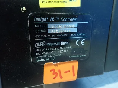 Used INGERSOLL RAND IC12D1A1AWS Electrical Controls | HGR 24 #748113