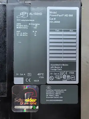 NEW SQUARE D HDL26060