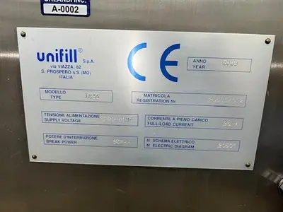 Unifill Model TR-86 Single Dose Thermoformer, Filler and Sealer