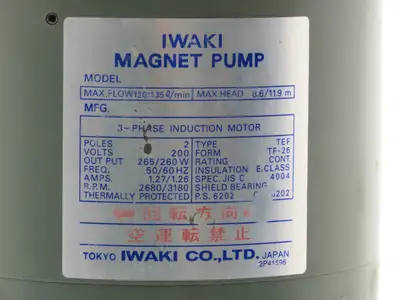Used IWAKI _UNKNOWN_ Centrifugal Pumps | Arrow Industrial #563381