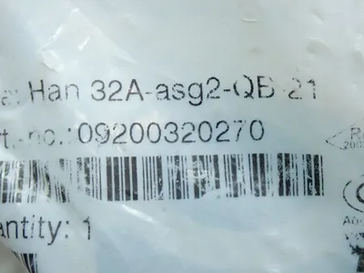 New | in-Stock HARTING 09200320270 Miscellaneous MRO | HGR 24 #754569
