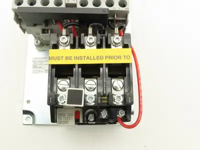 Allen Bradley 505-TOD Size 00 Reversing Starter Contactor 32A 600V 3PH 120V Coil