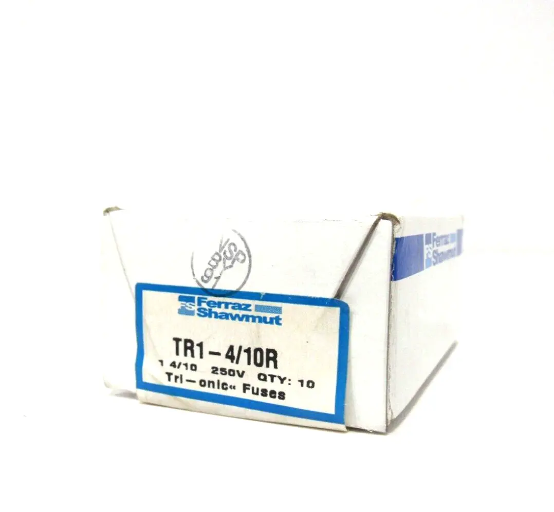 BOX OF 10 NEW FERRAZ SHAWMUT TR1-4/10R FUSES TR1410R