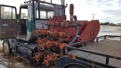 USED 1982 MACK RS686L ST TANDEM AXLE OILFIELD PUMP / KILL TRUCK
