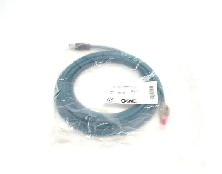 New | in-Stock SMC Com Cable M12 to RJ45 5 Meter Cable & Wire Michigan US | Maverick Industrial Sales #1487400