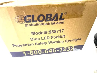USED MAVERICK INDUSTRIAL SALES BLUE LED FORKLIFT PEDESTRIAN SAFETY WARNING SPOTLIGHT