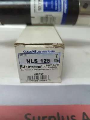 New | in-Stock LITTELFUSE NLS-125 Miscellaneous Equipment (Electrical & Power) | Surplus Asset Holdings #1198182