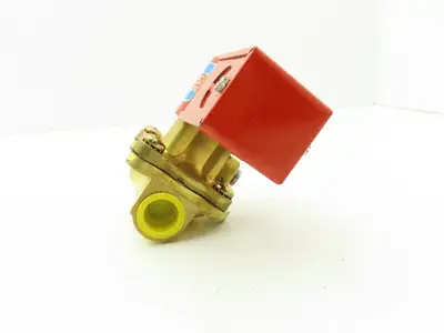 Skinner Lancer 2LB2LRJ4102 Brass Solenoid Valve 2-Way NC 120V 100 PSI 1/2" NPT