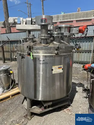 USED Lee Industries 175 Gal Lee Double Motion Vacuum Kettle, S/S, 20/100#
