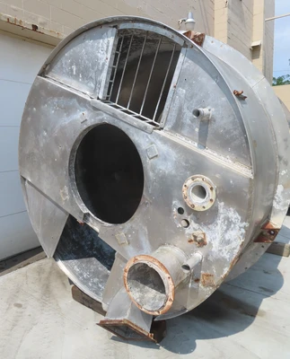 3000 gallon Stainless Steel Mix Tank with Dish Bottom