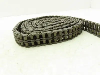 Diamond #40 Double Roller Chain Riveted 0.500 Pitch 10' Box & Master Link