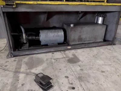 6' x 3/8" HTC MODEL #375-6S HYDRAULIC SHEAR: STOCK #21236