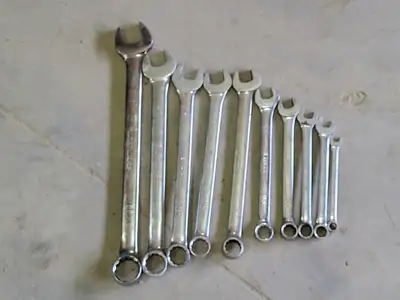 7/16" - 1-3/8" Combination Wrench Set (10pcs)