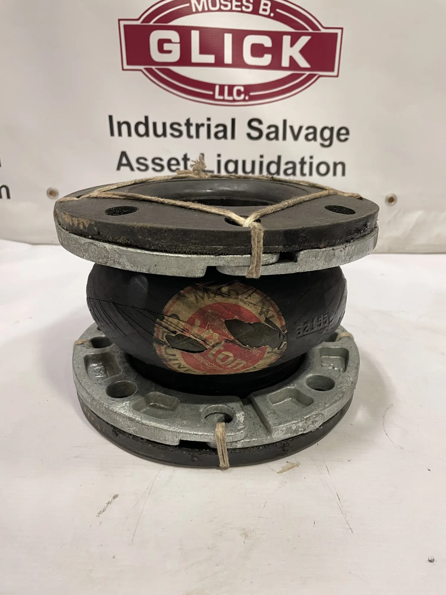 Viton 4” Expansion Joint 9” dia  x 6.5” h