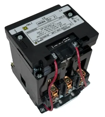 NEW SQUARE D 8502SDO2V03 MAGNETIC CONTACTOR SIZE 2 SER. A 220/240V 50/60HZ