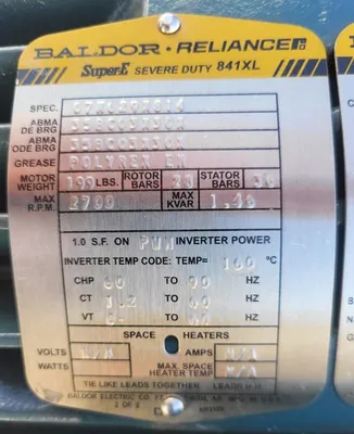 NEW BALDOR ECP83770T-4