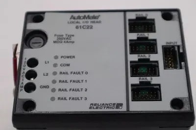 Reliance Electric AutoMate Local I/O Head 61C22B Manual J-3671 120vac STK 5508