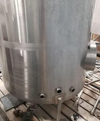 Tank, 600 Gallon, S/st, CIP spray ball, Vertical #A742998