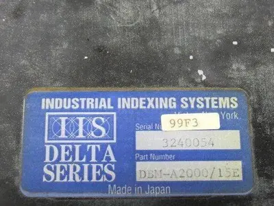 Industrial Indexing DBM-A2000/15E Delta Series Servo Motor 32mm Output Shaft