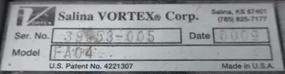 USED SALINIA VORTEX FA04