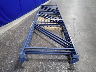 38" X 167" Pallet Racking Uprights - Keystone