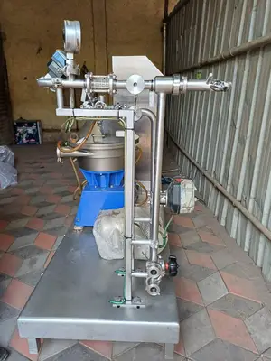 Alfa-Laval LAPX 404 SGP-31G/GC CLARA 20 HF clarifier skid, 316L SS.