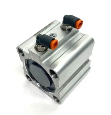 Used Metal Work Pneumatic Compact Pneumatic Cylinder, 050 Bore, 0025 Stroke, SSCY Pneumatic Cylinders Michigan US | Maverick Industrial Sales #1393468