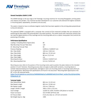 2022 AV FLEXOLOGIC SAMM 2.0 800 PLATE MOUNTER | Styers Equipment Company (4)