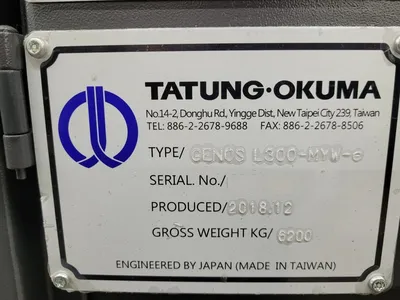 USED 2018 OKUMA GENOS L300-MYW-E