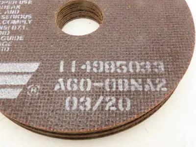 Norton AG0-0BNA2 Flat Cut Off Wheel Aluminum Oxide 6" Type 01 Lot Of 11