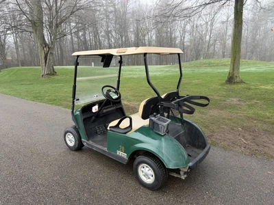 (1) 2015 E-Z-Go golf cart with a Kawasaki gas engine, does not include Club canopy, fold-down windsh...
