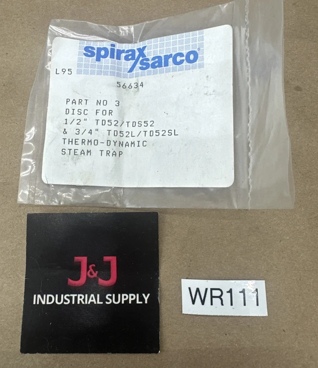 New | in-Stock Spirax Sarco 56634 Valves/Fittings Indiana US | J&J Industrial Supply #1074118