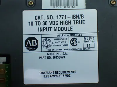 Used ALLENBRADLEY 1771IBN PLC Input & Output Ohio US | HGR 24 #879758