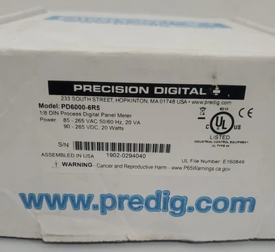 NEW PRECISION DIGITAL PD6000-6R5